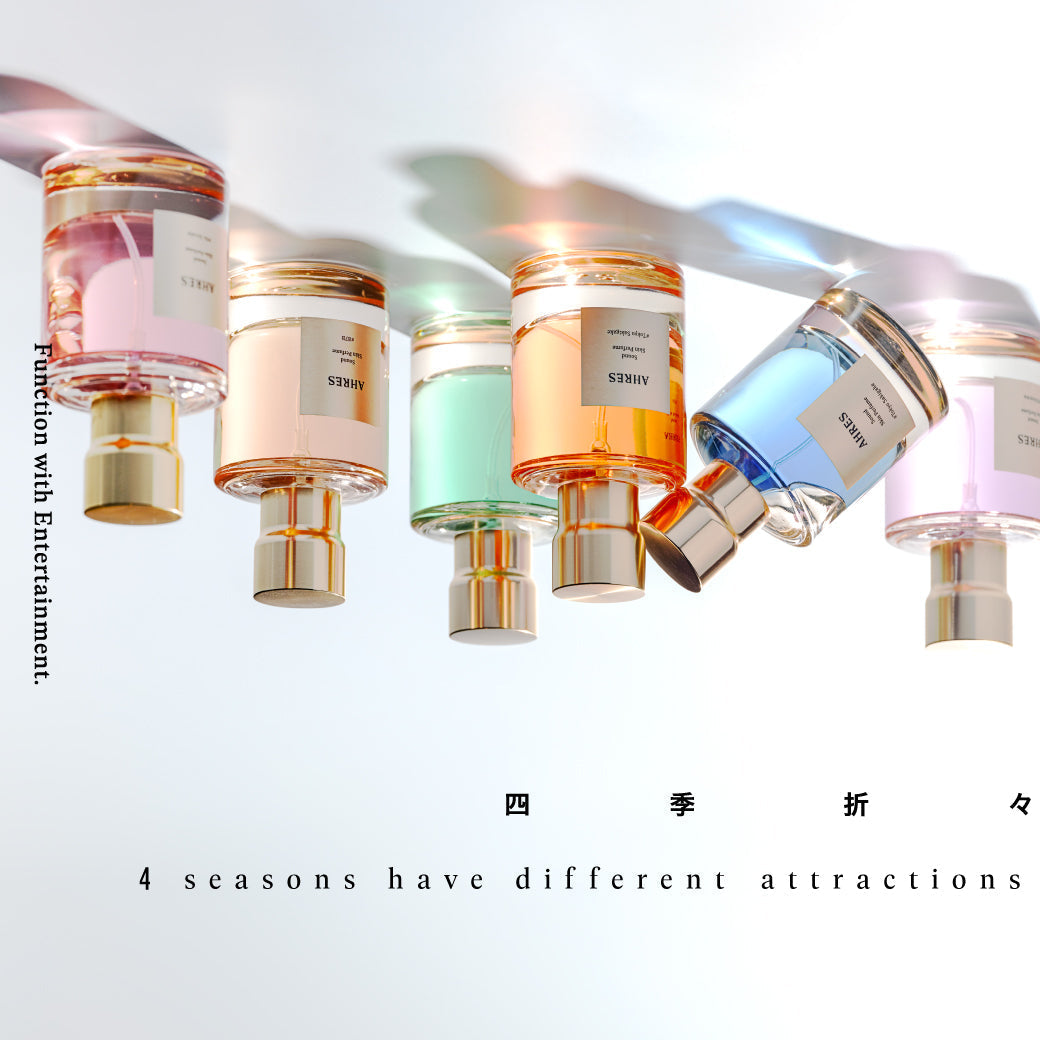 「春夏秋冬」数量限定フレグランスが「Sound Skin Perfume S/S A/W」シリーズとして定番化が決定。